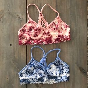 Lace braided back bralette, Used Twice